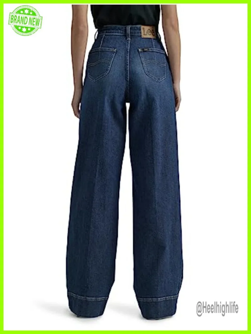 High Rise Trouser Jean Stretch Denim